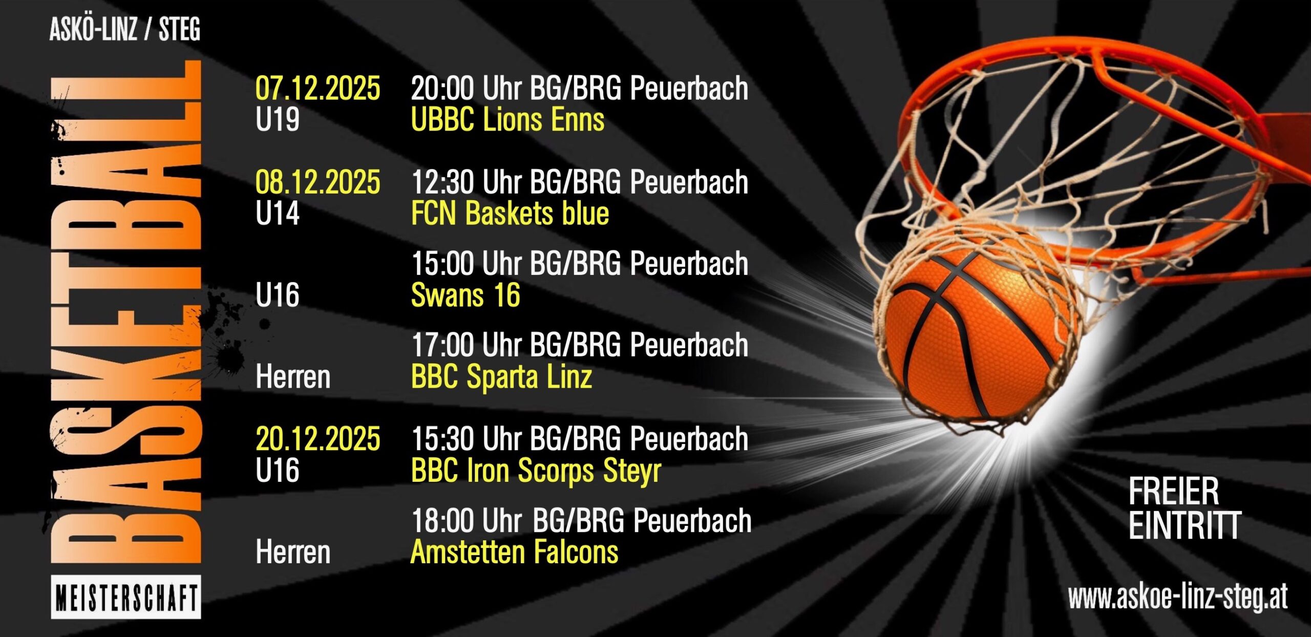 Basketball-Highlights im Dezember
