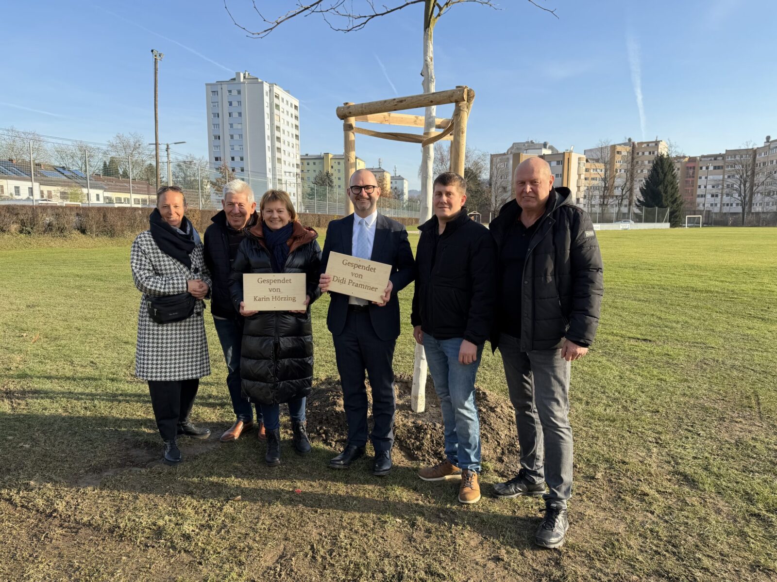 Neue Bäume für den ASKÖ Linz-Steg 🌳