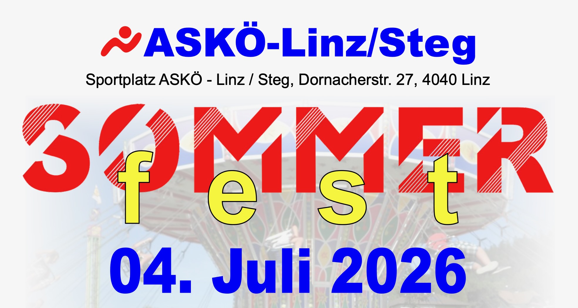 🎉 SAVE THE DATE – Sommerfest 2026 🎉